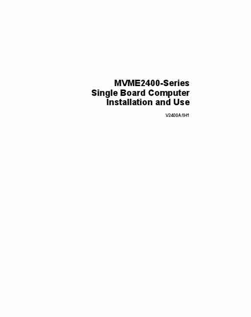 Motorola Computer Accessories MVME2400-page_pdf